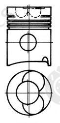  KOLBENSCHMIDT part 93052600 Piston