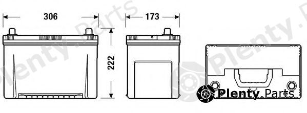  DETA part DA955 Starter Battery