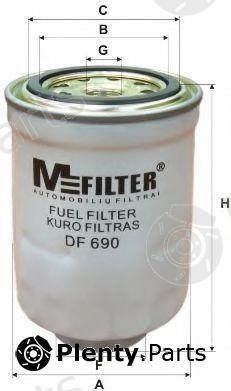  MFILTER part DF690 Fuel filter