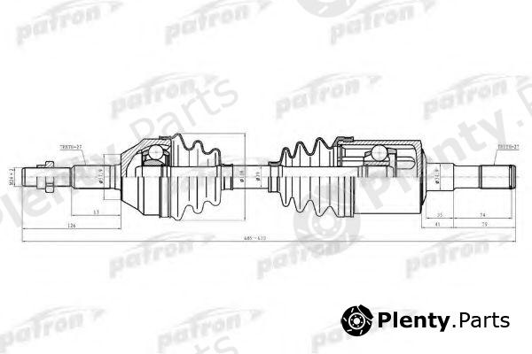  PATRON part PDS0618 Drive Shaft