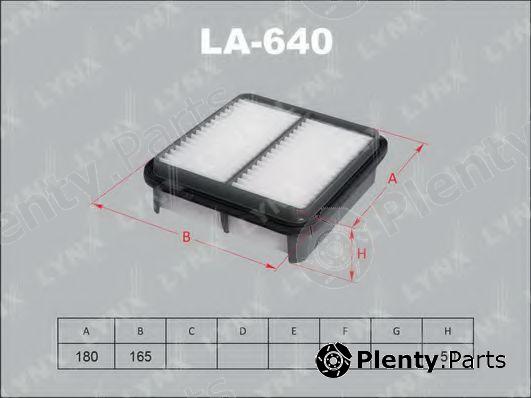  LYNXauto part LA-640 (LA640) Air Filter