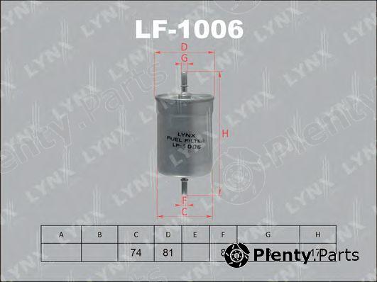  LYNXauto part LF1006 Fuel filter