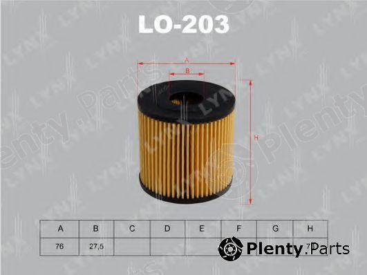  LYNXauto part LO203 Oil Filter