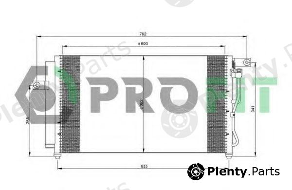  PROFIT part PR1301C1 Condenser, air conditioning