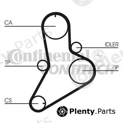  CONTITECH part CT681 Timing Belt