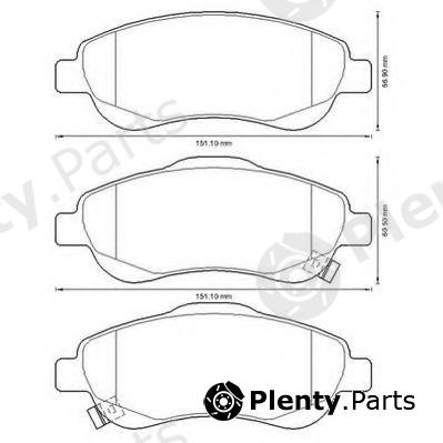  JURID part 572605J Brake Pad Set, disc brake