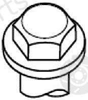  GOETZE part 22-53012B (2253012B) Bolt Kit, cylinder head