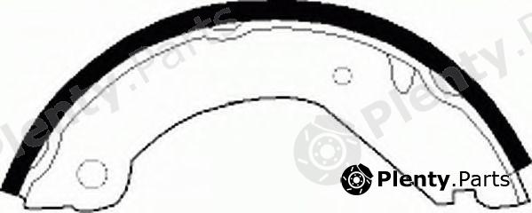  FERODO part FSB86 Brake Shoe Set, parking brake