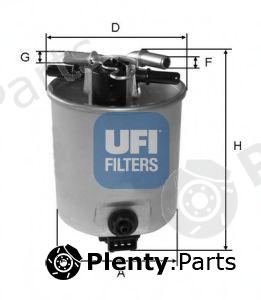  UFI part 24.025.01 (2402501) Fuel filter