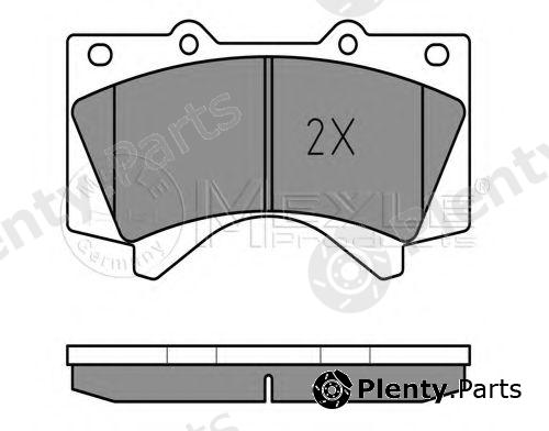 MEYLE part 0252438618/W (0252438618W) Brake Pad Set, disc brake