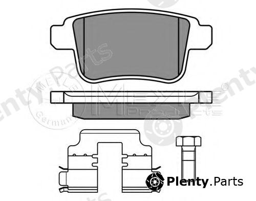  MEYLE part 0252469216 Brake Pad Set, disc brake