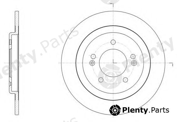 REMSA part 61506.00 (6150600) Brake Disc