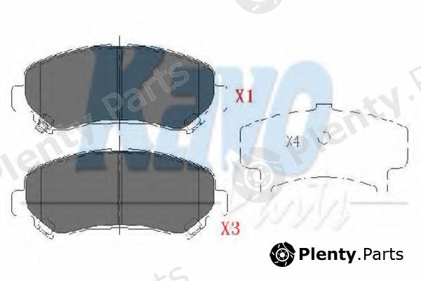  KAVO PARTS part KBP-6519 (KBP6519) Brake Pad Set, disc brake