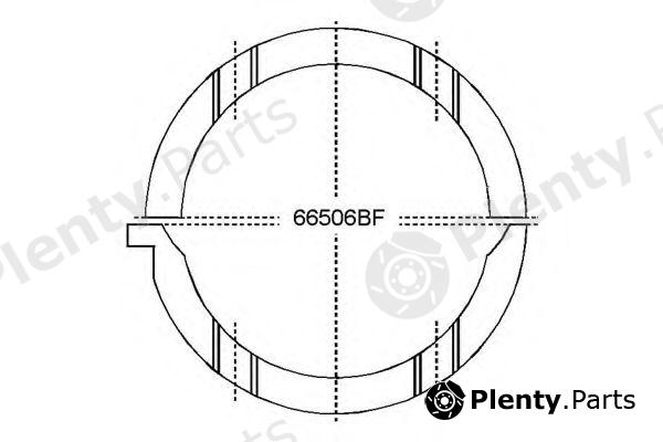  GLYCO part A2082STD Thrust Washer, crankshaft