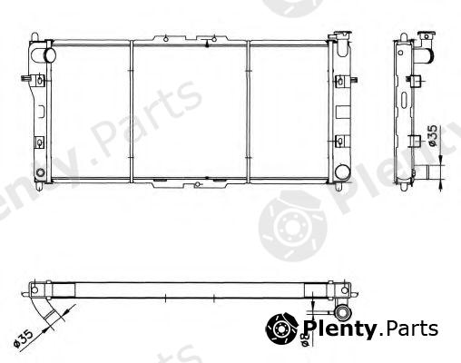  NRF part 52020 Radiator, engine cooling