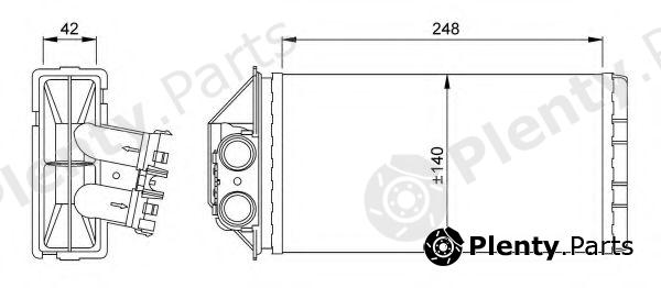  NRF part 53561 Heat Exchanger, interior heating