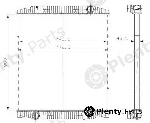  NRF part 559567 Radiator, engine cooling