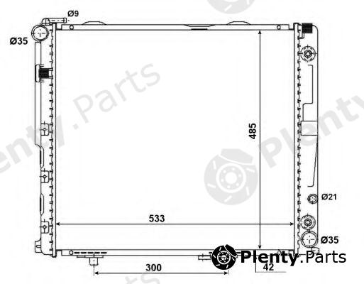  NRF part 58164 Radiator, engine cooling