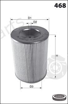  MECAFILTER part EL3908 Air Filter