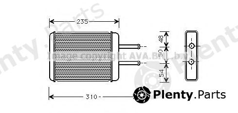  AVA QUALITY COOLING part HY6069 Heat Exchanger, interior heating
