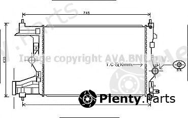  AVA QUALITY COOLING part OL2485 Radiator, engine cooling