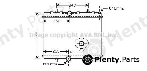  AVA QUALITY COOLING part PE2314 Radiator, engine cooling