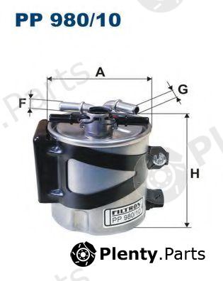 FILTRON part PP980/10 (PP98010) Fuel filter