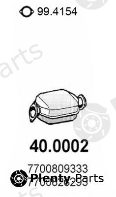  ASSO part 40.0002 (400002) Catalytic Converter