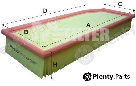  MFILTER part K717 Air Filter