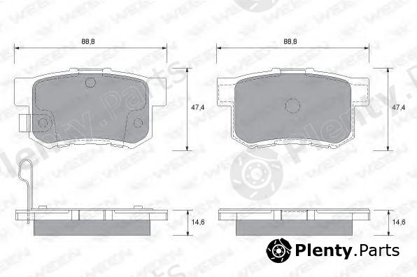  WEEN part 151-2245 (1512245) Brake Pad Set, disc brake