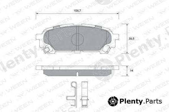  WEEN part 151-2357 (1512357) Brake Pad Set, disc brake