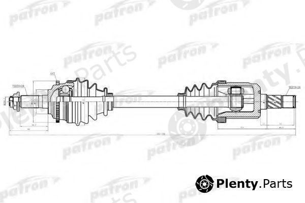  PATRON part PDS3926 Drive Shaft