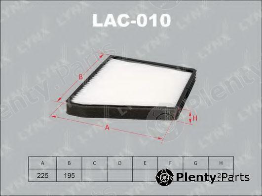  LYNXauto part LAC010 Filter, interior air