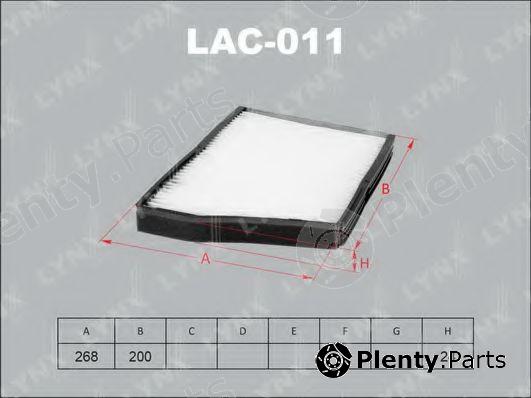  LYNXauto part LAC011 Filter, interior air