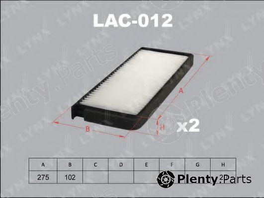  LYNXauto part LAC012 Filter, interior air
