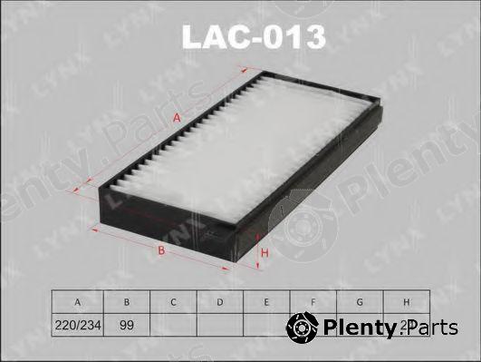  LYNXauto part LAC013 Filter, interior air
