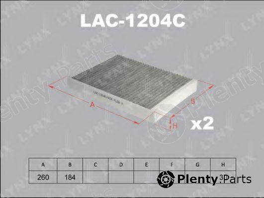  LYNXauto part LAC1204C Filter, interior air