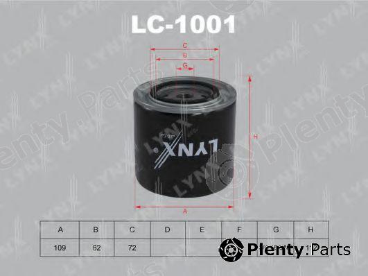  LYNXauto part LC1001 Oil Filter
