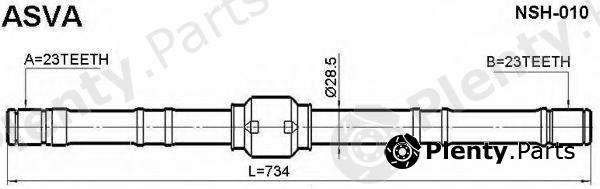  ASVA part NSH-010 (NSH010) Replacement part