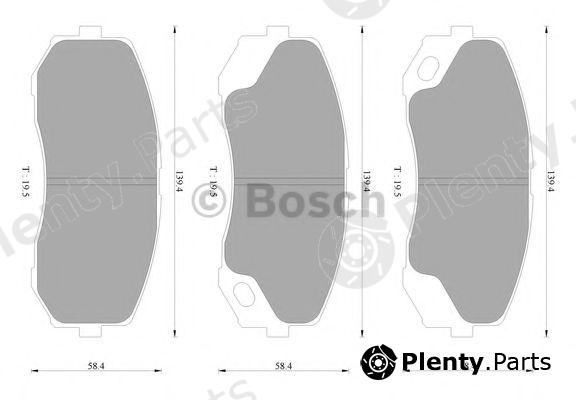  BOSCH part 0986AB2367 Brake Pad Set, disc brake