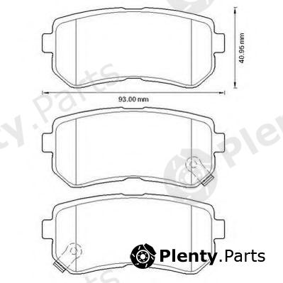  JURID part 572604J Brake Pad Set, disc brake