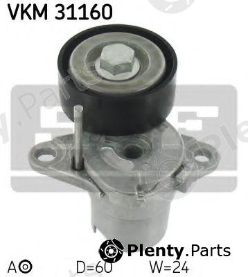  SKF part VKM31160 Tensioner Pulley, v-ribbed belt