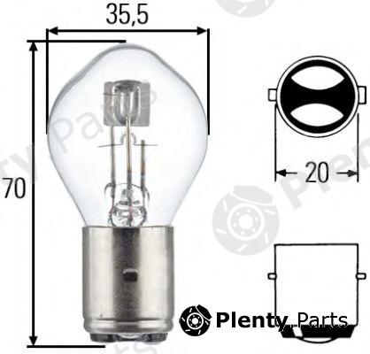  HELLA part 8GD002084-151 (8GD002084151) Bulb, headlight; Bulb, headlight