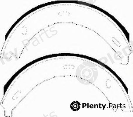  FERODO part FSB536 Brake Shoe Set, parking brake