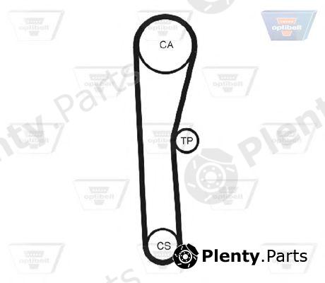  OPTIBELT part ZRK1037 Timing Belt