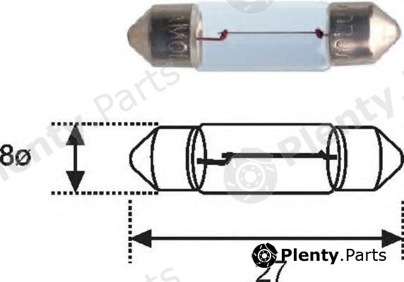  MAGNETI MARELLI part 009417100000 Bulb, licence plate light; Bulb, interior light; Bulb, boot interior light; Bulb, engine bay light; Bulb