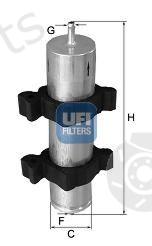  UFI part 31.950.00 (3195000) Fuel filter