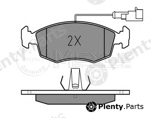  MEYLE part 0252322818/W (0252322818W) Brake Pad Set, disc brake