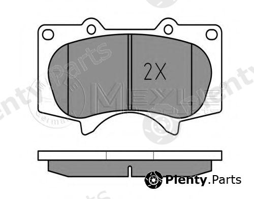  MEYLE part 0252402417/W (0252402417W) Brake Pad Set, disc brake
