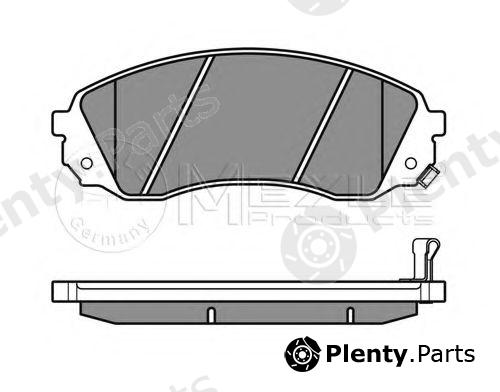  MEYLE part 0252459717/W (0252459717W) Brake Pad Set, disc brake